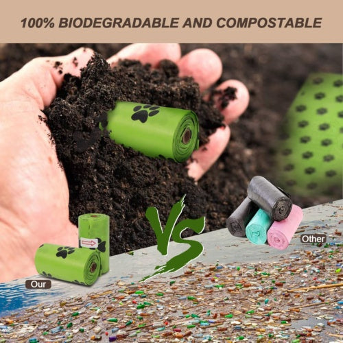 540 Biodegradable Dog Poo Bags – Heavy-Duty & Eco-Friendly Waste Bags