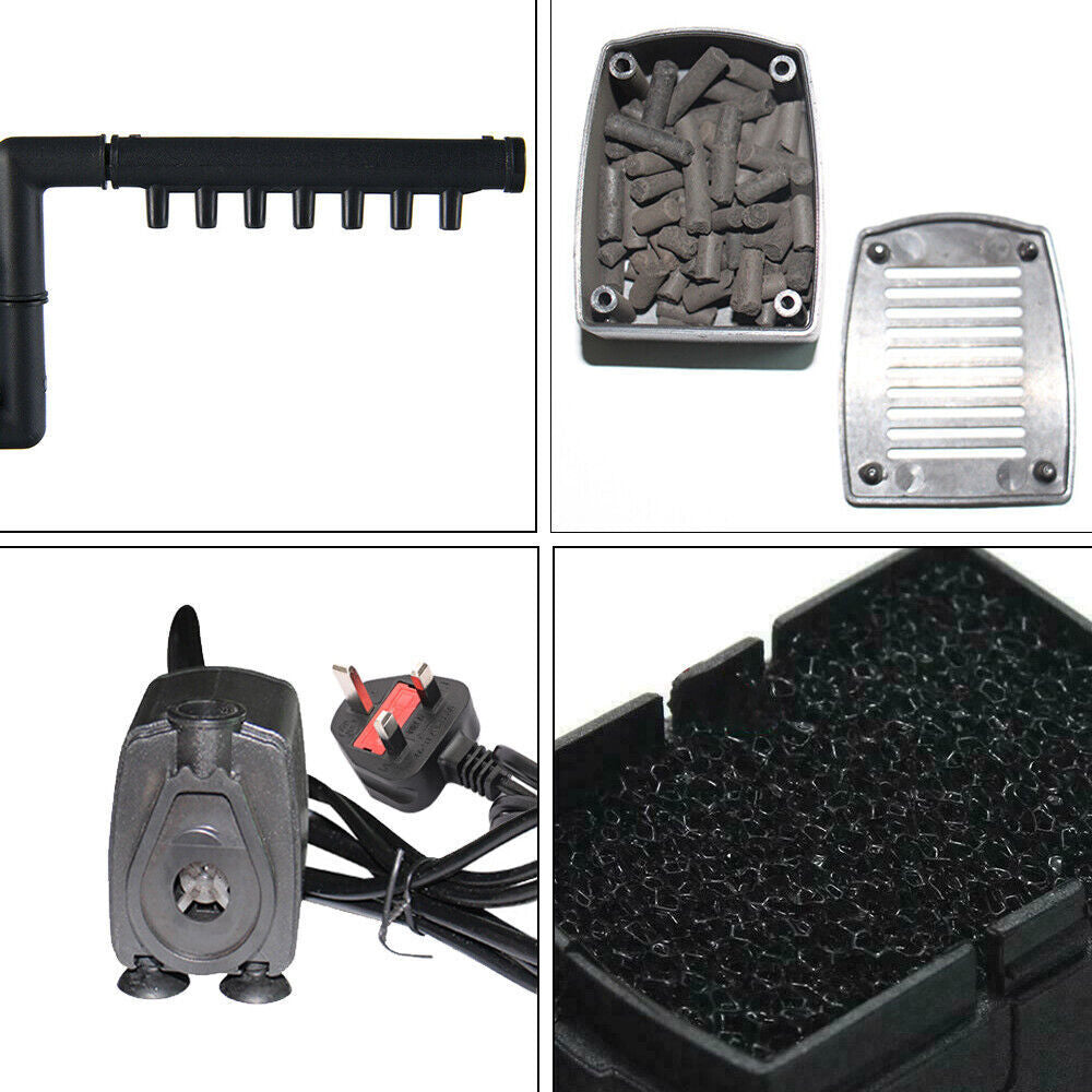 Aquarium 3-in-1 Filter – Purifies Water & Adds Oxygen