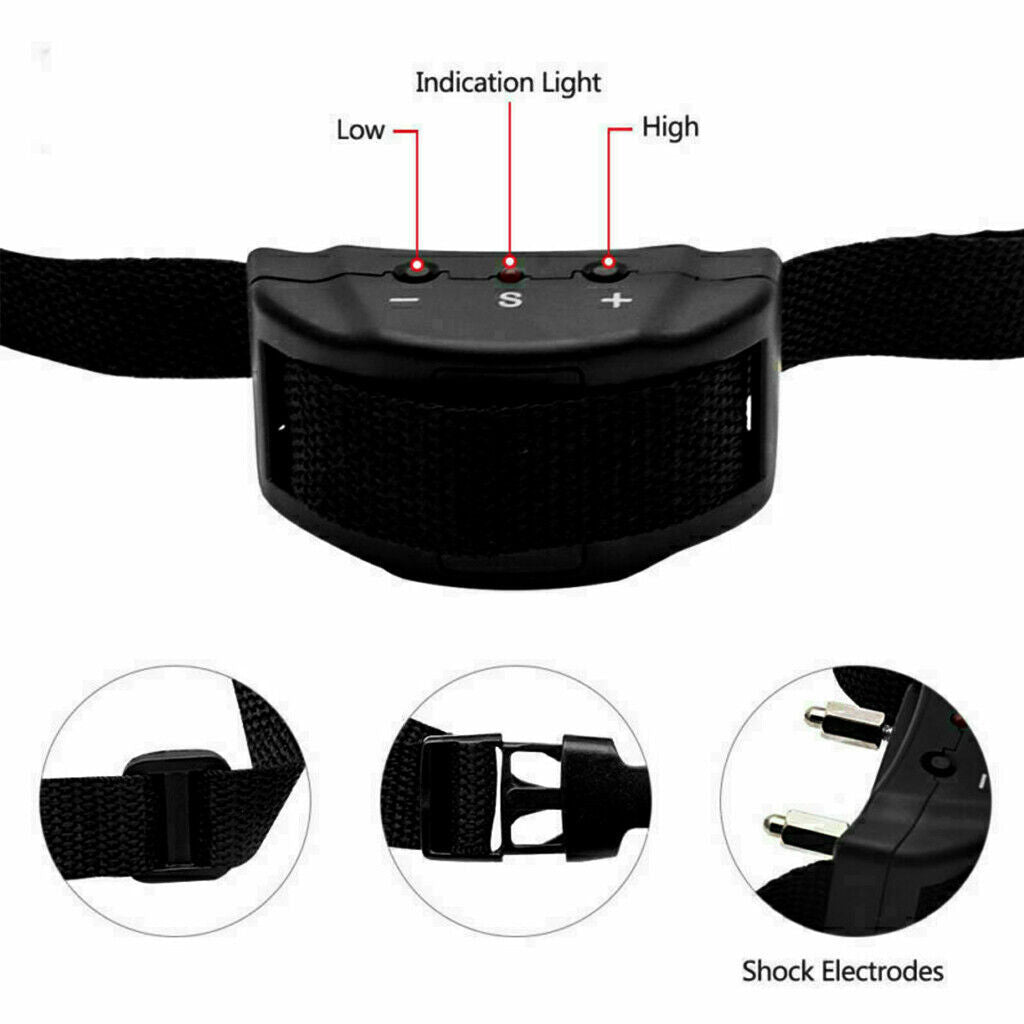 Electric Dog Training Collar – Shock, Vibration & Sound Bark Control