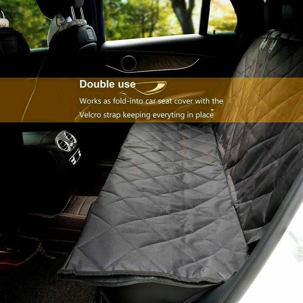 Dog Car Seat Cover – Waterproof Hammock Style Back Seat Protector