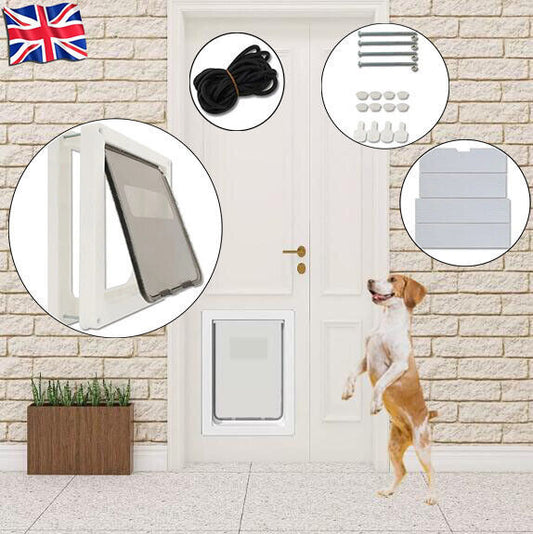2-Way Locking Pet Door – Safe Cat Flap & Small Dog Tunnel