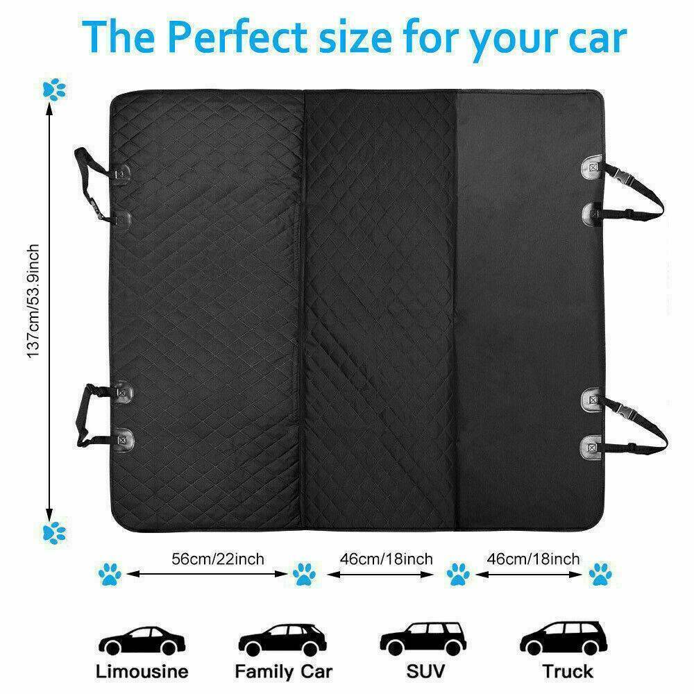 Dog Car Seat Cover – Waterproof Hammock Style Back Seat Protector