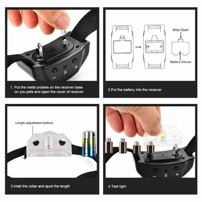 Electric Dog Training Collar – Shock, Vibration & Sound Bark Control