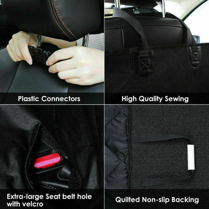 Dog Car Seat Cover – Waterproof Hammock Style Back Seat Protector