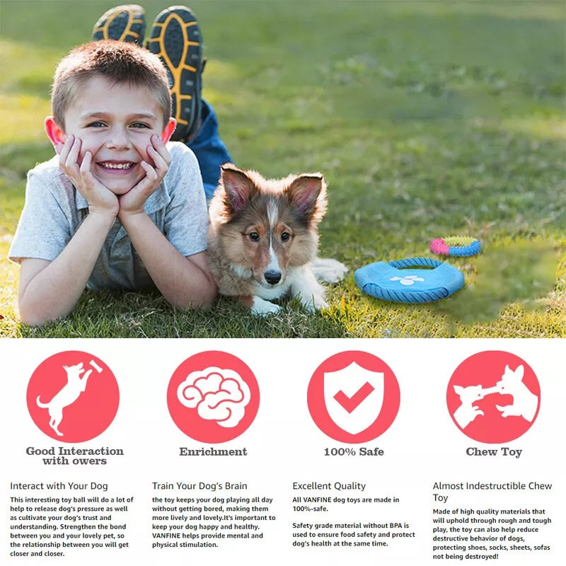 15-Pack Tough Dog Toys – Chew Ropes, Balls & Squeakers for Puppies