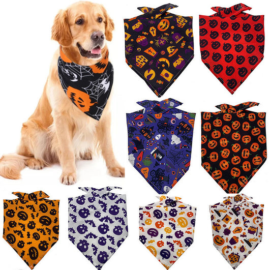 Pet Bandana Bib – Triangle Drool Towel for Dogs & Cats
