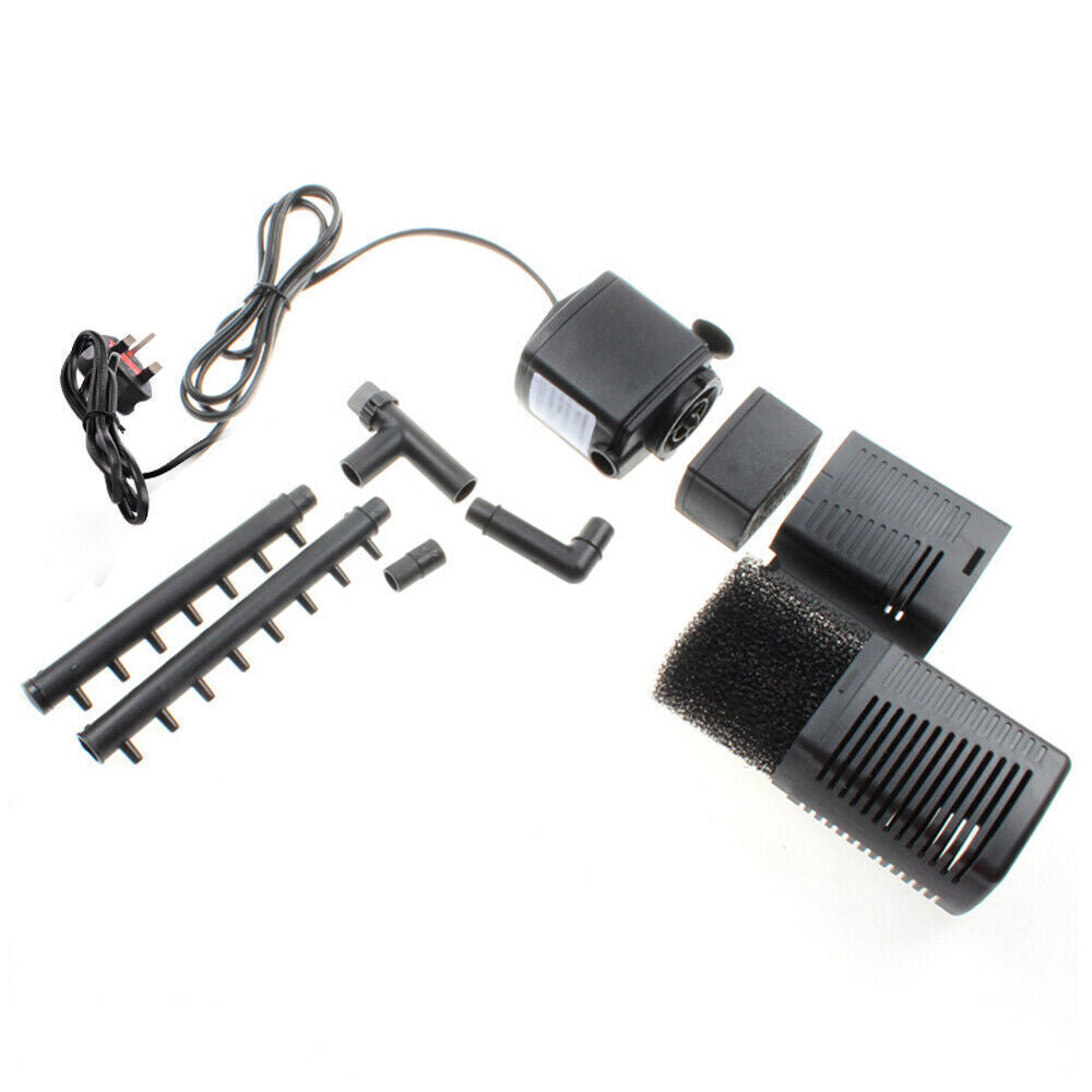 Aquarium 3-in-1 Filter – Purifies Water & Adds Oxygen