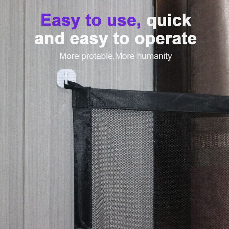 Portable Pet Safety Gate – No-Drill Mesh Fence for Dogs & Cats
