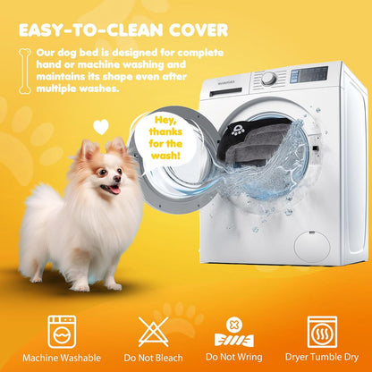 Luxury Pet Bed – Soft, Washable Cushion for Dogs & Cats (90×70cm)