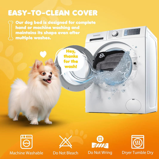 Luxury Pet Bed – Soft, Washable Cushion for Dogs & Cats (90×70cm)