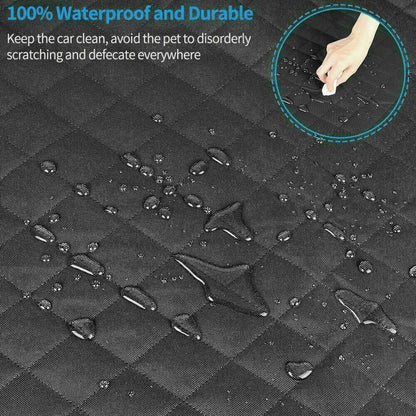 Dog Car Seat Cover – Waterproof Hammock Style Back Seat Protector