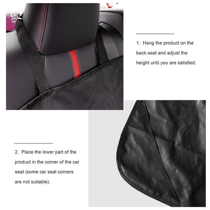 Waterproof Dog Car Seat Cover – Non-Slip Hammock Style Back Seat Protector