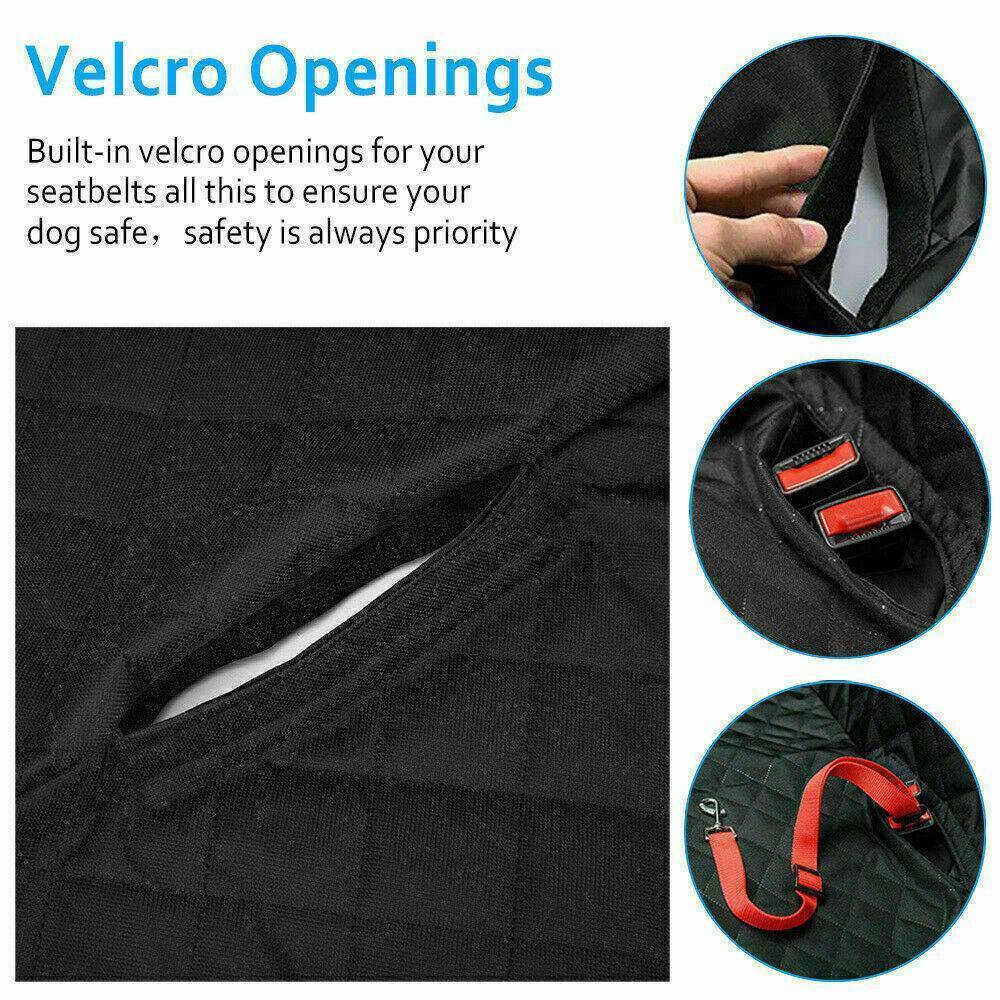 Dog Car Seat Cover – Waterproof Hammock Style Back Seat Protector