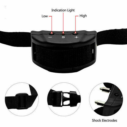 Electric Dog Training Collar – Shock, Vibration & Sound Bark Control