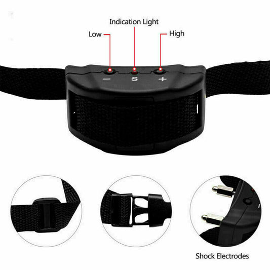 Electric Dog Training Collar – Shock, Vibration & Sound Bark Control