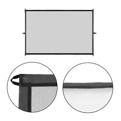 Portable Pet Safety Gate – No-Drill Mesh Fence for Dogs & Cats