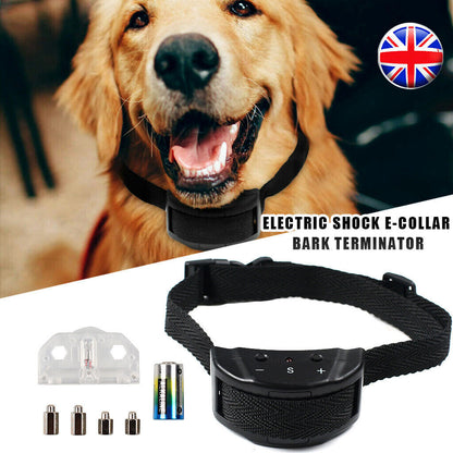 Electric Dog Training Collar – Shock, Vibration & Sound Bark Control
