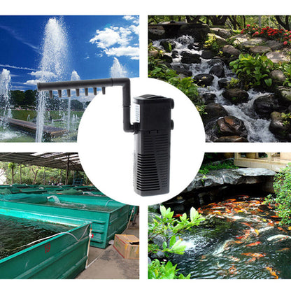 Aquarium 3-in-1 Filter – Purifies Water & Adds Oxygen