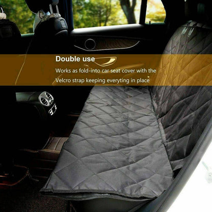 Dog Car Seat Cover – Waterproof Hammock Style Back Seat Protector