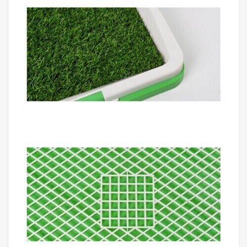 Indoor Dog Toilet Mat – Large Puppy Training Grass Potty Pad & Tray