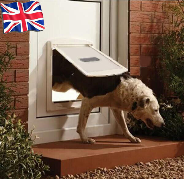 2-Way Locking Pet Door – Safe Cat Flap & Small Dog Tunnel