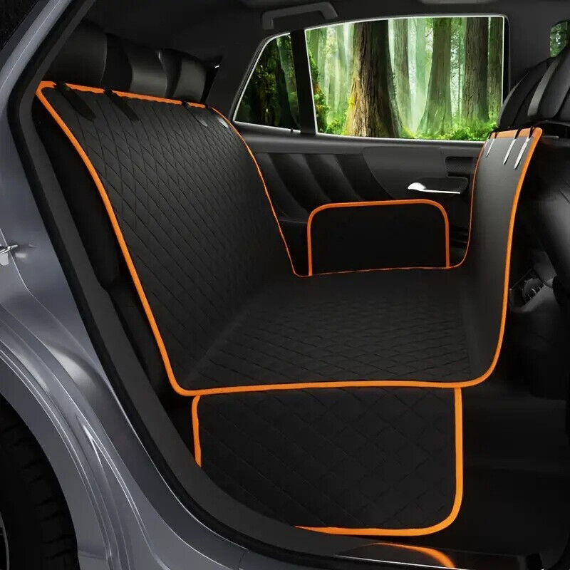 Waterproof Pet Car Seat Cover – Hammock Style Protector for Front & Back Seats