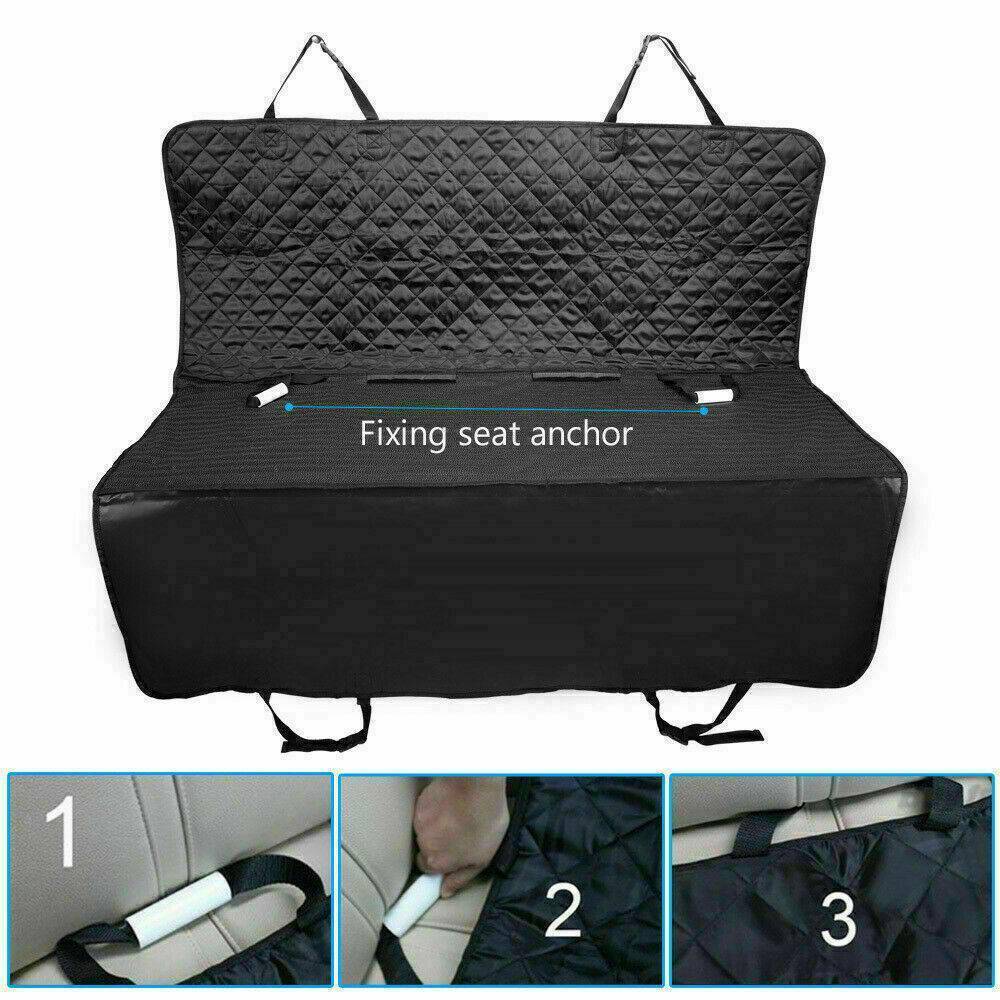 Dog Car Seat Cover – Waterproof Hammock Style Back Seat Protector